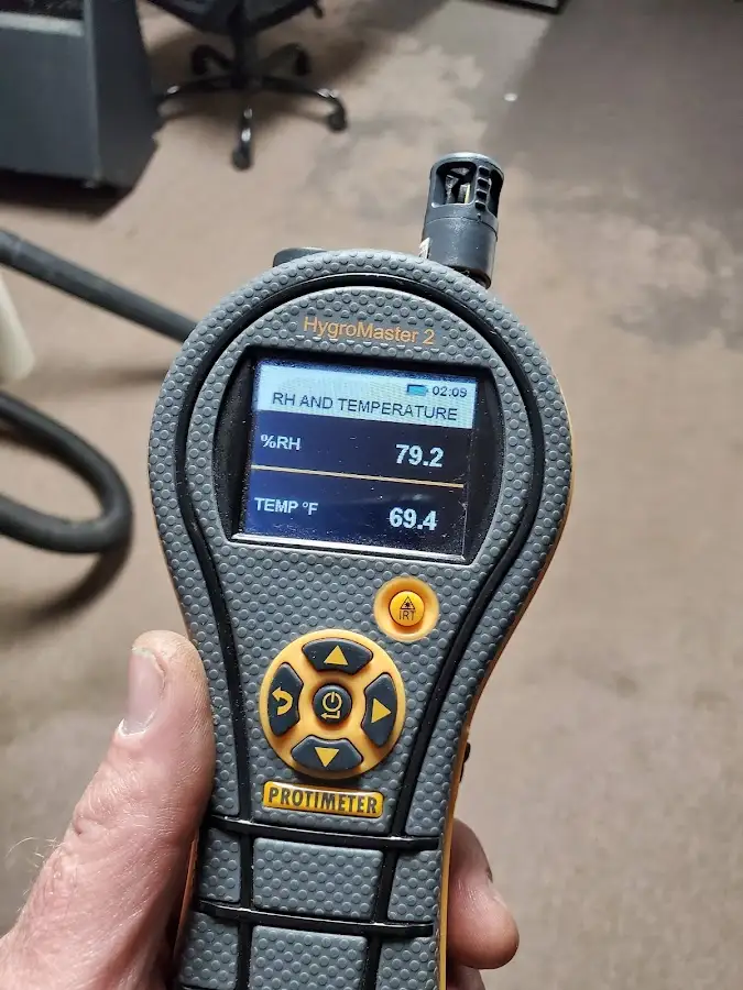 Moisture meter humidity assessment for Mold Remediation & Removal in Soledad